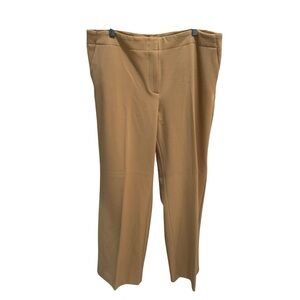 Chico's Womens Metro Wide Leg Trouser Arabian Camel Tan Pants Sz 2.5 Career Work